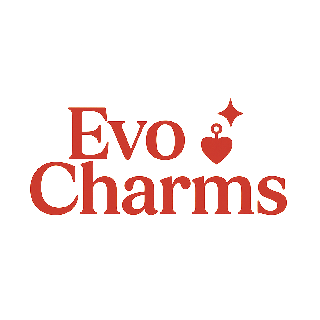 Logo de Evo Charms, apartado de personalización de fundas con Charms.