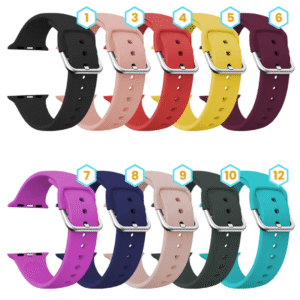 correas full silicona con broche apple watch
