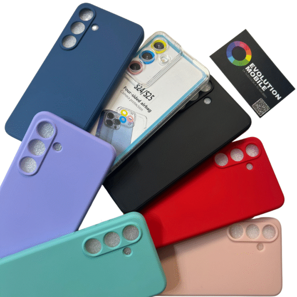 promo: protector + funda de silicona suave